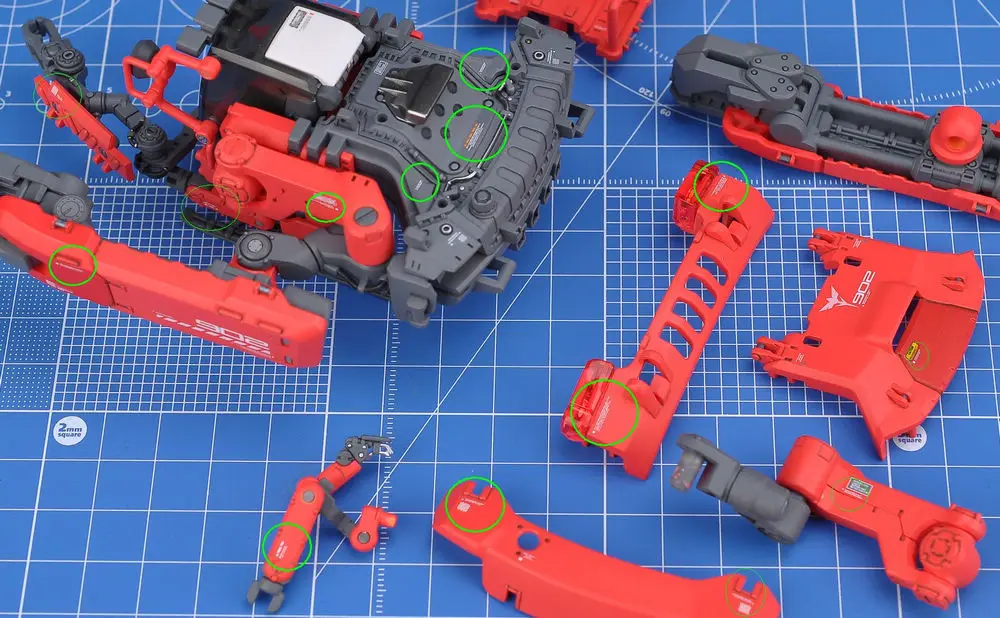 Для Gundam Detail up Наклейка (для 1/144 и 1/100) AW045 AW046 AW047 AW048 AW049 AW050 AW051 AW052 AW053 AW054 AW055 AW056