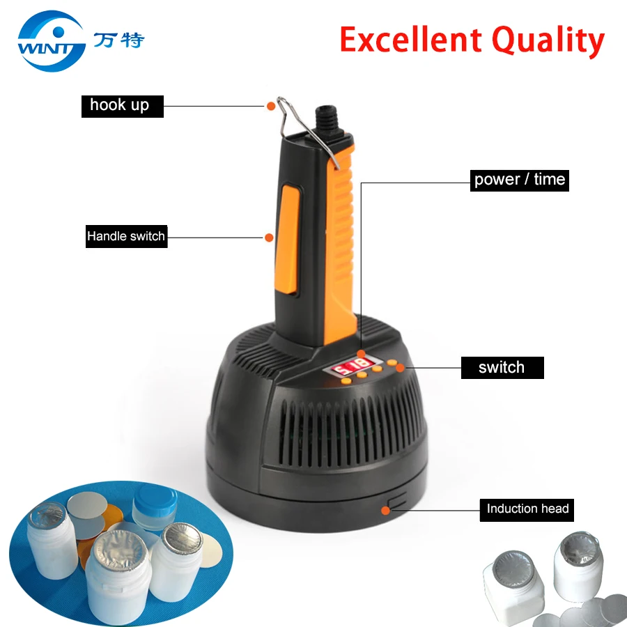 US $62.99 Aluminium foil Induction Sealing Machine Microcomputer Handheld Electromagnetic Induction sealer Plastic Bottle Cap Sealer