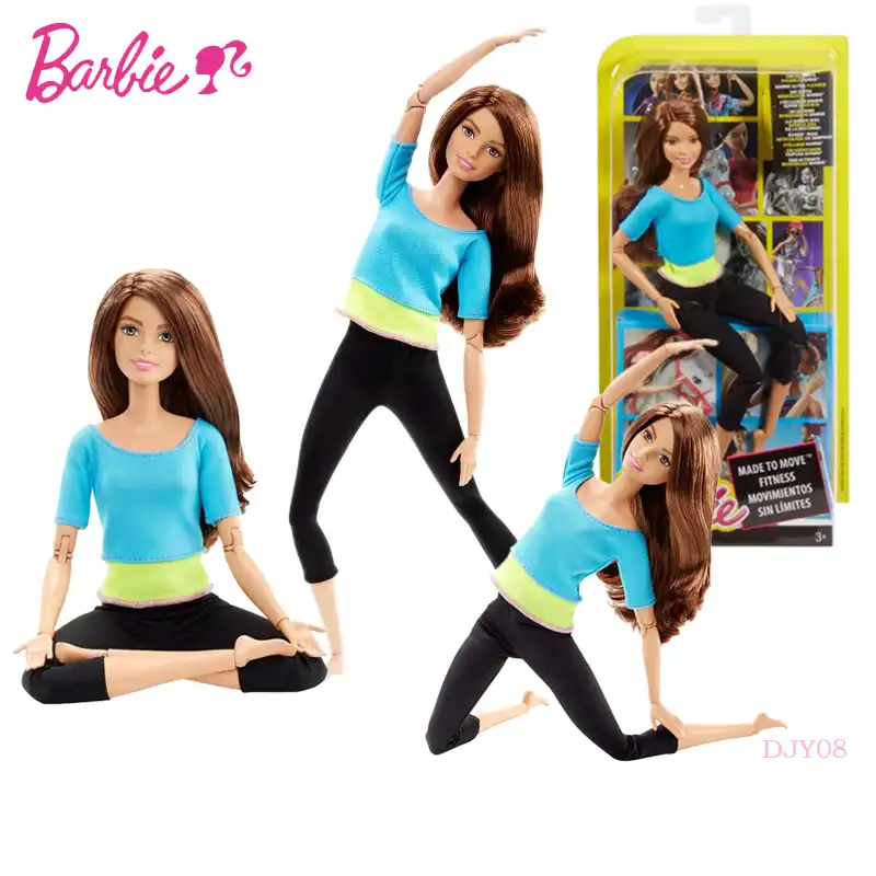 barbie articulada de yoga