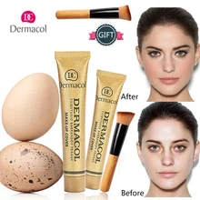Authentic Dermacol Concealer Base Make up Cover 30g Primer Base Professional Face Dermacol Makeup Foundation Contour Palette