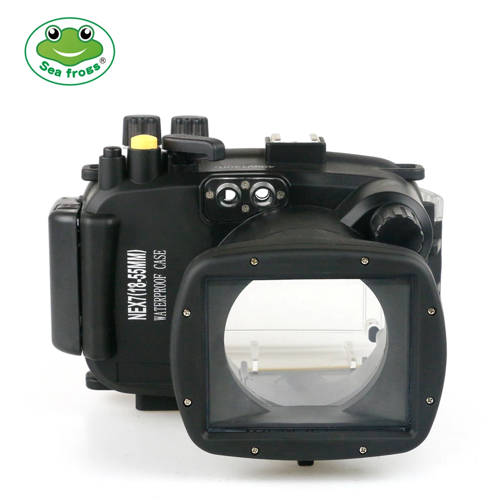 For Sony NEX 7 18-55mm Camera Underwater 40m Photography Housing Waterproof Case Scuba Diving Shooting Impermeable Box Cover