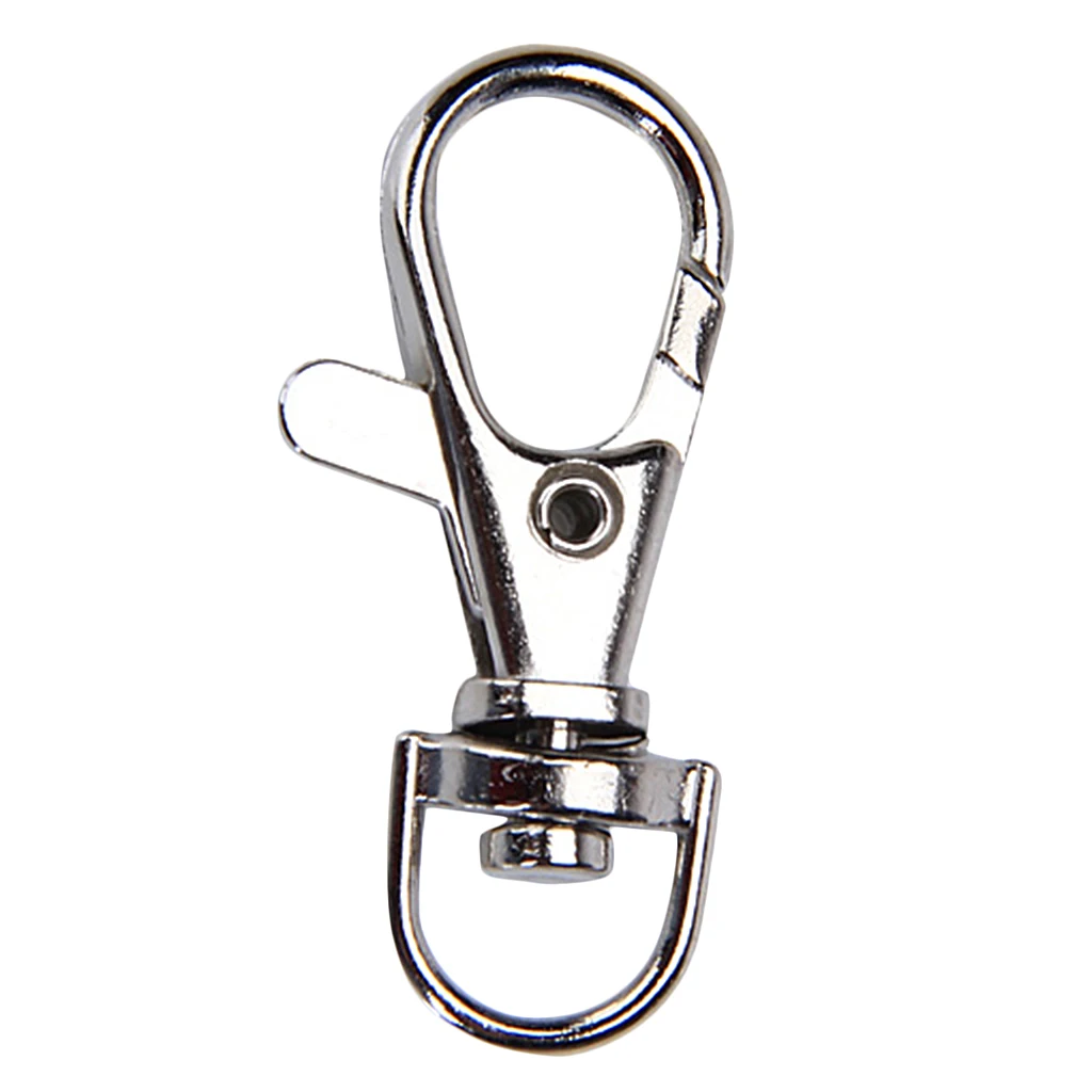 5pcs 5/16 Inch Swivel Trigger Snap Hooks for Key Chains Small Dog Leashes Hanging Crafts Silver