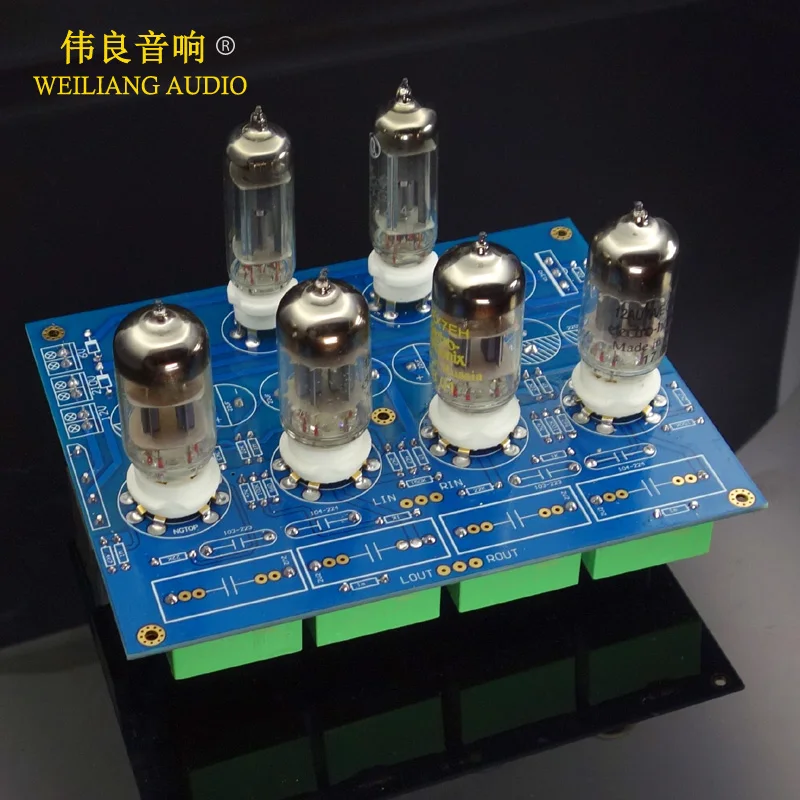 

12AX7 ECC83 +12AU7 ECC82 Tube Preamplifier Preamp Refer Wada Shigeho's Classic Circuit Improved From Marantz 7 For Hi-Fi Audio