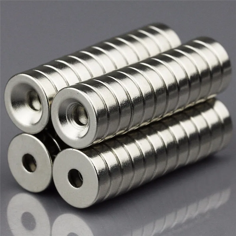 

50pcs 10 x 3mm Hole 3mm Strong Ring Magnet D Countersunk Rare Earth Neodymium Magnets Permanent magnet 10mm x 3mmN50