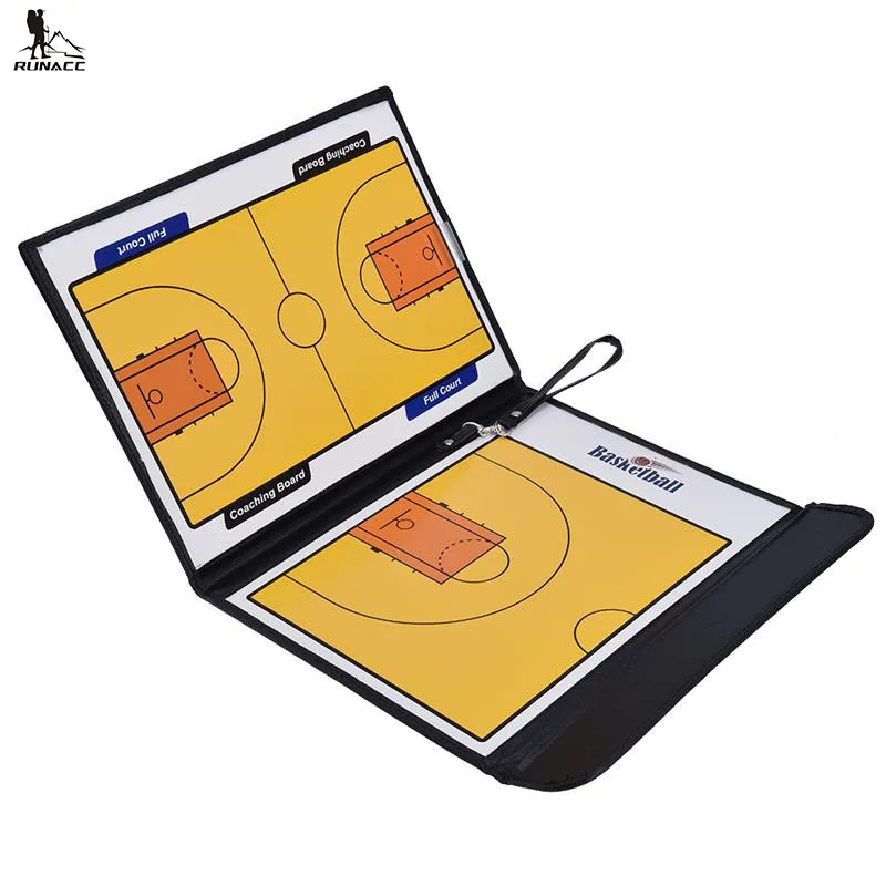 RUNACC Foldable Basketball Soccer Coach Board Basketball