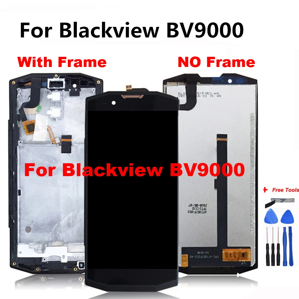 

For Blackview BV9000 LCD Display+Touch Screen Digitizer Assembly not fit for Blackview BV9000 Pro 100% test +tools