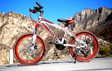 High Quality Export Youth 21 speed MTB Bike Double Disc Brake Street Mountain Bike Cycling child’s bicycle 20 Inch