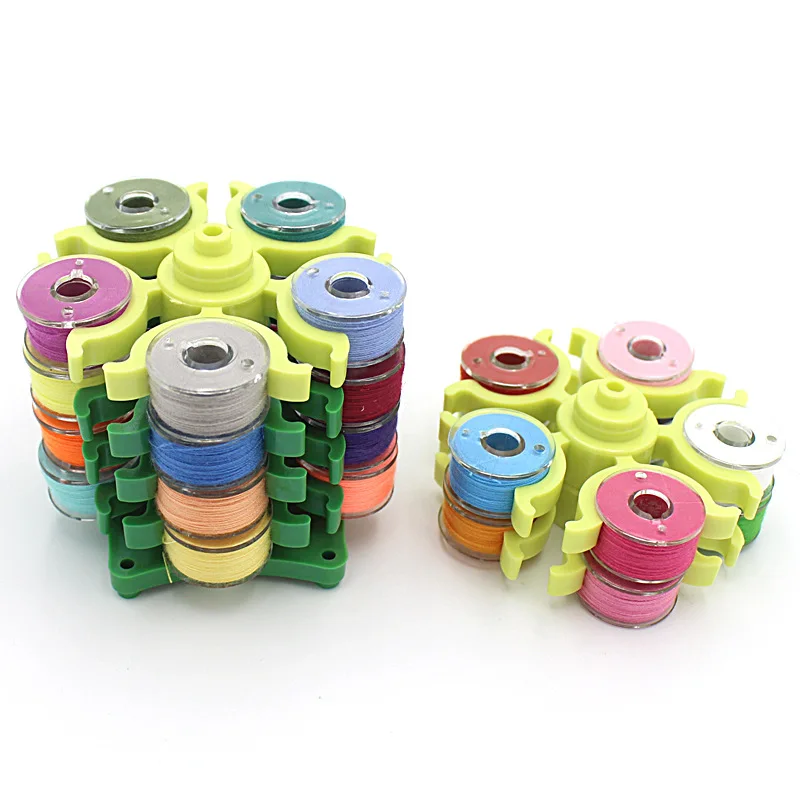 

Sewing Bobbins Holder Rack Sewing Shuttle Core Case Embroidery Tower Storage for 30 Bobbins Sewing Thread Spools Organizer