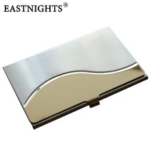 10 шт/партия OEM сделать логотип клиента из нержавеющей стали для мужчин и женщин бедж визитница продвижение подарок