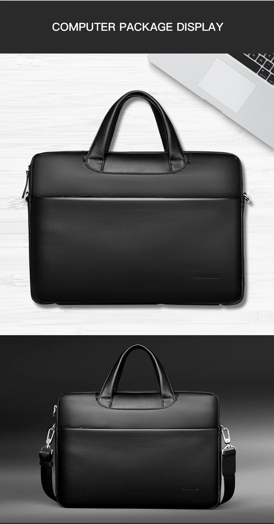 Сумка для ноутбука, чехол для Macbook Asus lenovo 1" 15", роскошный мужской портфель, высокое качество, сумки для компьютера, сумки для ноутбуков