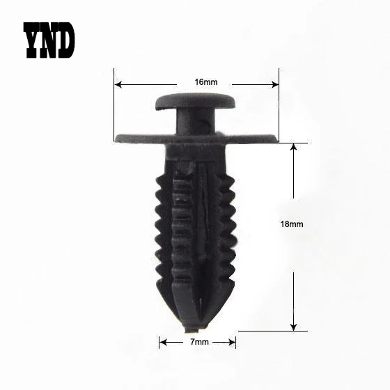 50pcs for Mercedes Benz Fender Liner Fastener Rivet Push Type Clips