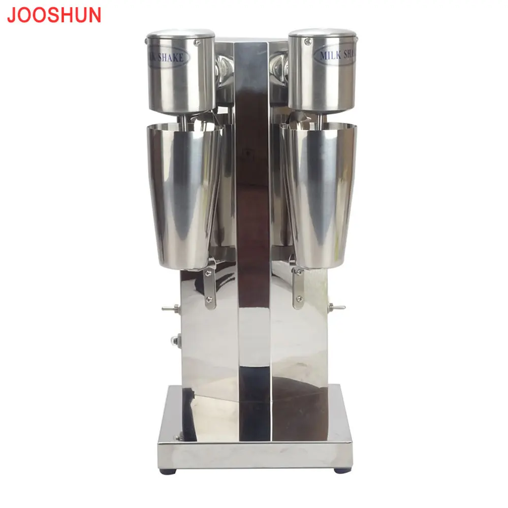 Double Head Milkshake Machine Food Grade Stainless Steel Milk Bubble
