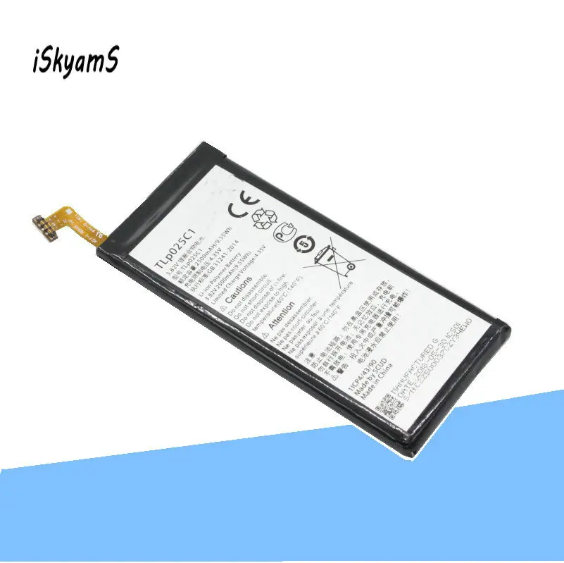 

iSkyams 1x 2500mAh TLP025C2 / TLP025C1 Replacement Battery For Alcatel One Touch POP 4 Plus 4+ OT-5056D 5056D 5056A 5056W