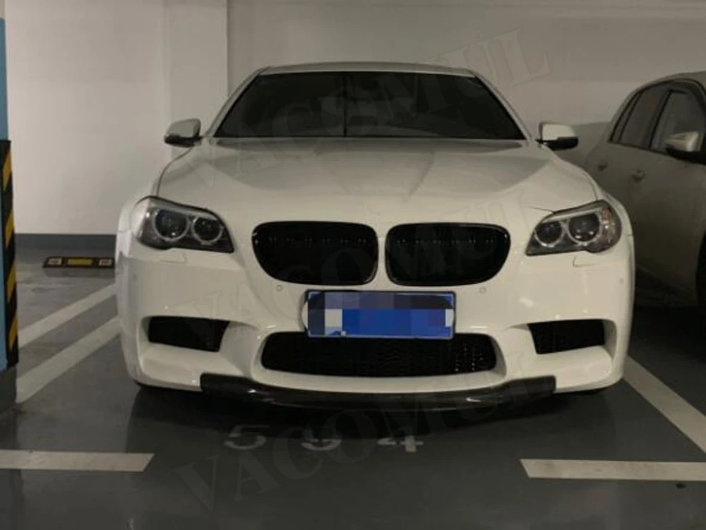 Карбоновый передний спойлер для BMW 5 серии F10 M5 бампер 2012- Автомобильная головка бампер Защита подбородка