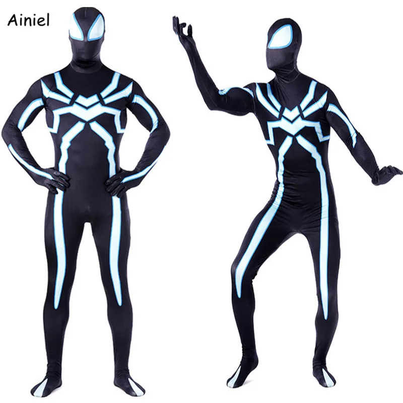 

Movie New Spider Man Suit Spider-Man Cosplay Clothing Kids Adult Men Lycra Spandex Spiderman Cosplay Costume for Halloween Party