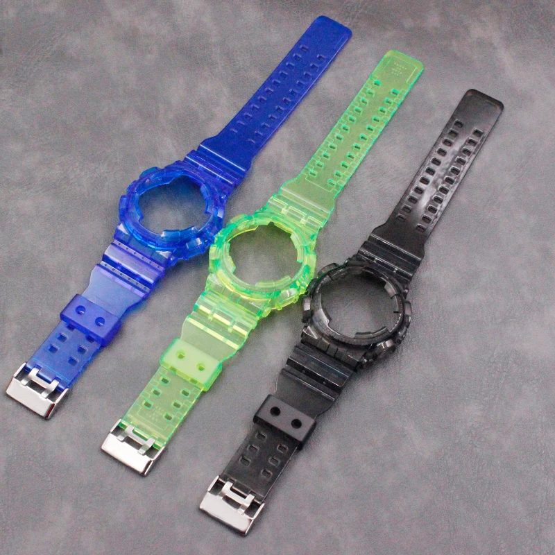 Watch Accessories GA110 Series Strap Watch Case For GSHOCK Resin Transparent Strap GD 120 GA 100 GA 110 GA 100C Strap Case Watch Accessories GA110 Series Strap Watch Case For GSHOCK Resin Transparent Strap GD 120 GA 100 GA 110 GA 100C Strap Case