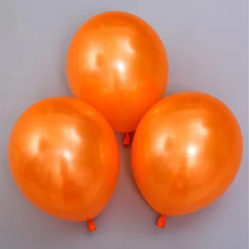 

50 latex balloons 12 inch 3.2 g pearl orange helium ballon birthday party decorations adult balloon wholesale