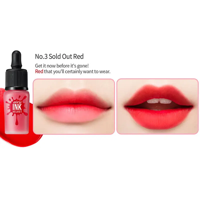 Billige PERIPERA Tinte Airy Samt 15 Farben Schönheit Lip Make Up Sexy Lange Dauerhafte Wasserdicht Lip Gloss Matte Nude Lippenstift Koreanische Kosmetische