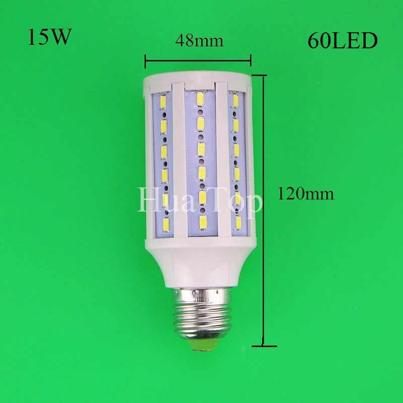 E27 B22 E14 E40 7 Вт, 15 Вт, 30 Вт, 40 Вт, 50 Вт, 60 Вт, 80 Вт, 100 Вт 5730 SMD Cree чип лампа переменного тока в виде кукурузы 110V 220V светодиодный лампы холодный теплый белый лампада