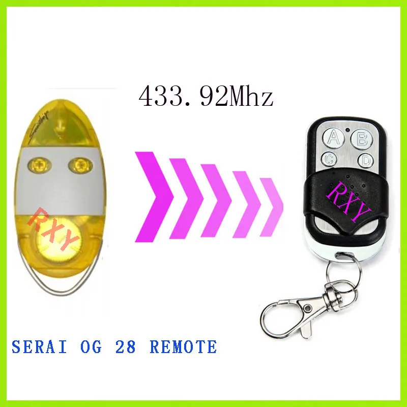 

copy SERAI OG 28 remote 433.92mhz