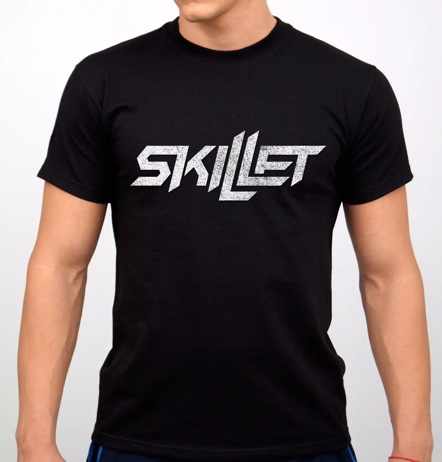 Skillet рок группа футболка черный новый мужской бренд clothhng Высокое качество модная