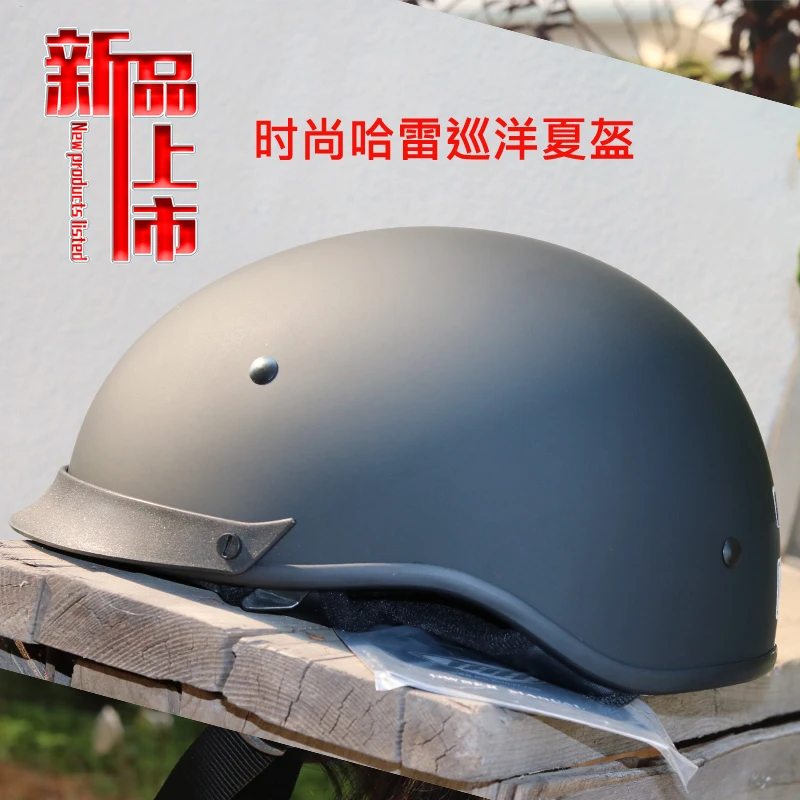

THH Motorcycle Helmets Bike Bicycle Helmets Open Half Face with Dual Visor for Men and Women DOT German casco