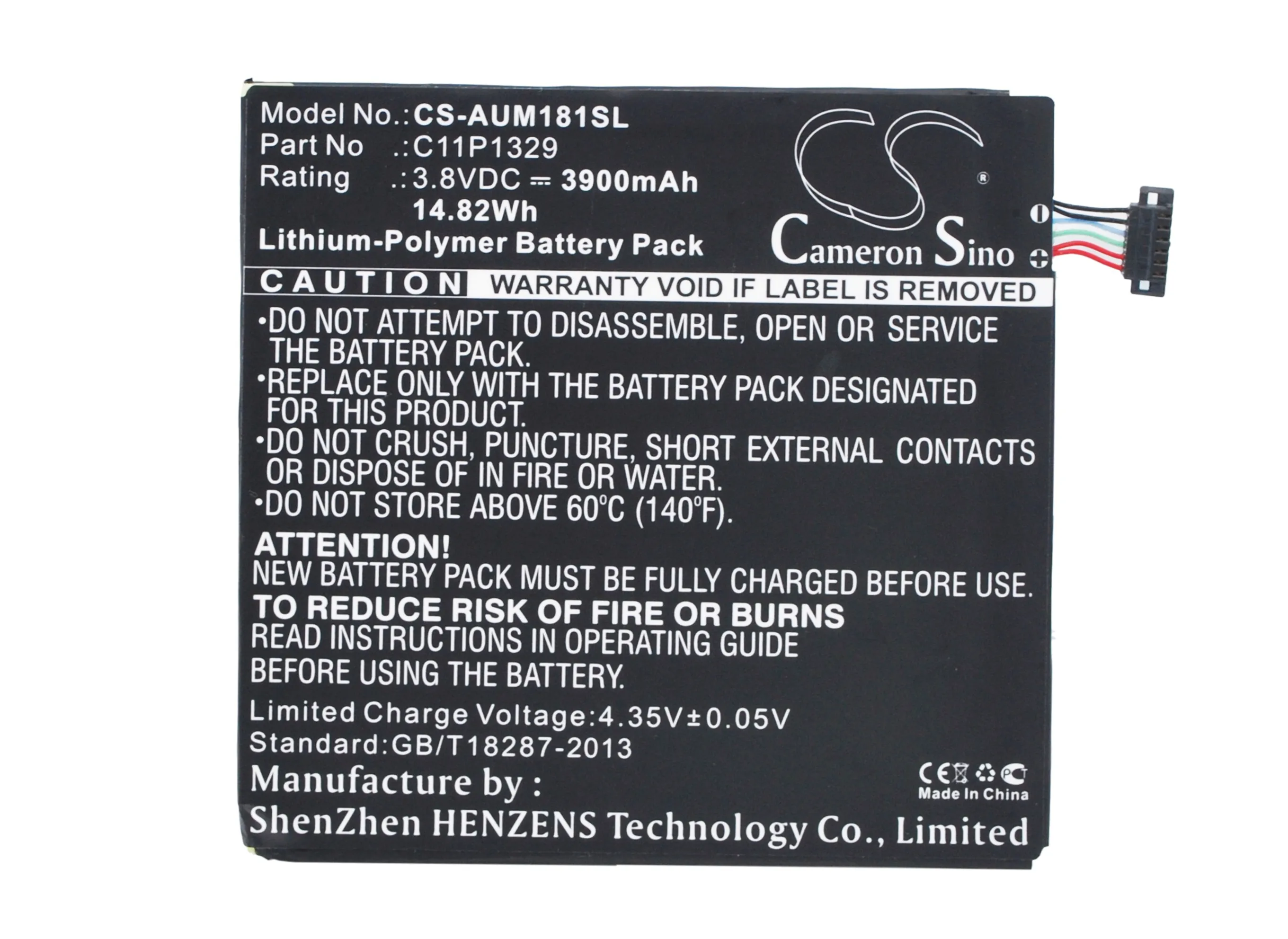 Батарея Cameron Sino 3900 мАч C11P1329 для Asus AST21 ME181C Memo Pad 8 MeMO ME181A ME181CX|cameron sino|battery forcameron sino battery