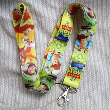 10 шт История игрушек мультфильма ремешки шеи ремень КЛЮЧИ КАМЕРЫ ID карты ремешки на шею для мобильного телефона C-230