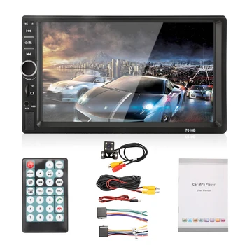 

2din Car Radio Bluetooth Stereo Radio Player with Bluetooth and USB Car MP5 Player with Camera to Choose for Ford Focus bmw