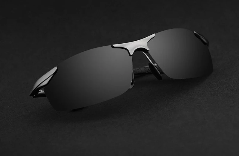 Авиатор Алюминий магния Брендовая Дизайнерская обувь поляризационные Солнцезащитные очки Для мужчин Очки вождения Очки Лето очки Аксессуары 6529