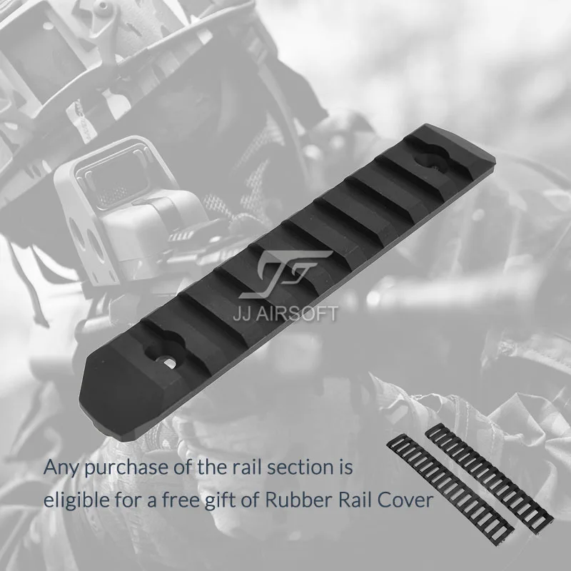 

ACI 9-Slot 9 Slot KeyMod Rail CNC Lightweight (Black/Red/Tan/Silver) Buy One Get 2pcs FREE Rail Cover