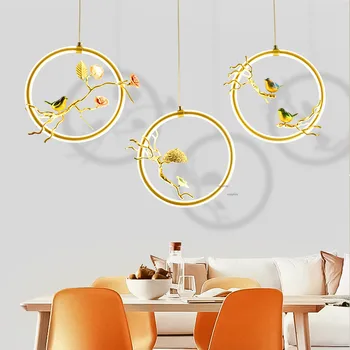 

Modern Art Design LED Pendant Lamp Living Room Bedroom Simple Nordic Style Home Decor Pendant Lights Dining Room Light Fixtures