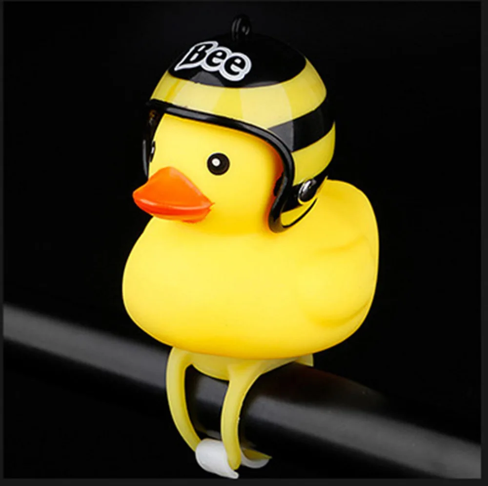 Sale Outdoor Bicycle Light Cartoon Duck Head Light Shining Duck Bicycle Bells Handlebar Bicycle Accessories 3