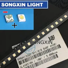 1000 шт Для SAMSUNG светодиодный высокомощный светодиодный 1 Вт 3 в 3537 3535 100лм холодный белый SPBWH1332S1BVC1BIB lcd подсветка для ТВ приложения