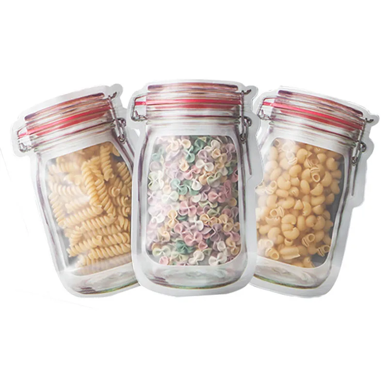 

18 pcs Creative Ziplock Bag Refrigerator Food Travel Preservation Seal Storage Bag Kitchen Organizer