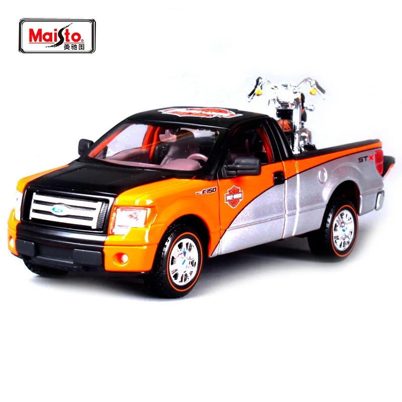 Maisto 1:27 FORD F-150 STX PICKUP With 2000 FLSTF FAT BOY Motorcycle Bike Diecast Model Car Toy New In Box Free Shipping
Maisto 1:27 FORD F-150 STX PICKUP With 2000 FLSTF FAT BOY Motorcycle Bike Diecast Model Car Toy New In Box Free Shipping