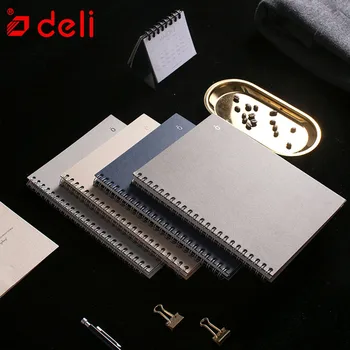 

Deli Business Notebooks Luxury Sketchbook Student Diary Notebook Stationery School Supplies 70 Pages Artist Drawing Books