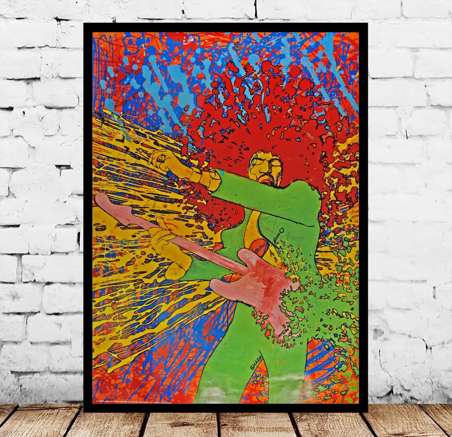 

Jimi Hendrix Experience Movie Posters Silk Art Painting Wall Art No Frame