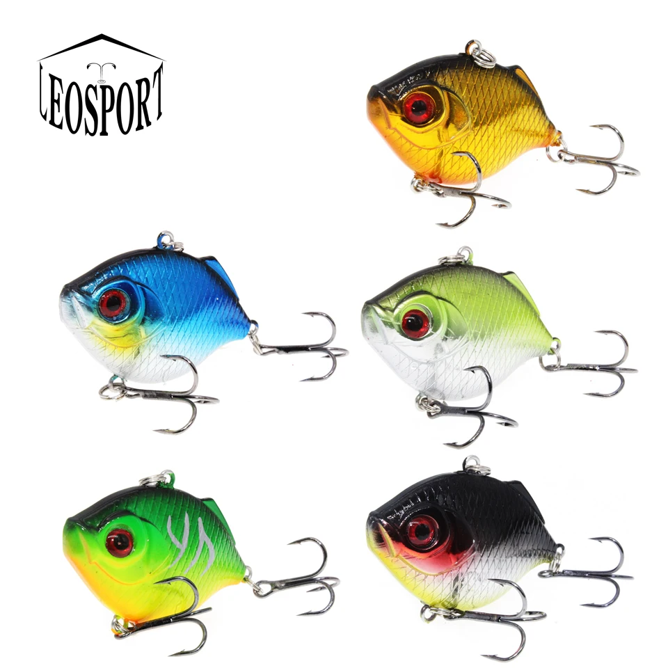

LEOSPORT 2018 Good Fishing Lures Crankbaits VIB 4CM 8.5G Quality Professional Bait Insize 7 hoodles Wobbles 10 Colors Available