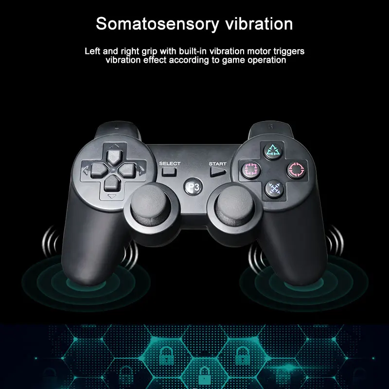 Bluetooth геймпад джойстик для PS3 контроллер Беспроводной Bluetooth геймпад джойстик для sony Playstation 3 PS3 SIXAXIS геймпады