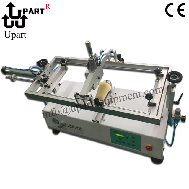 Special Price semi automatic single color label coffee cup screen printer