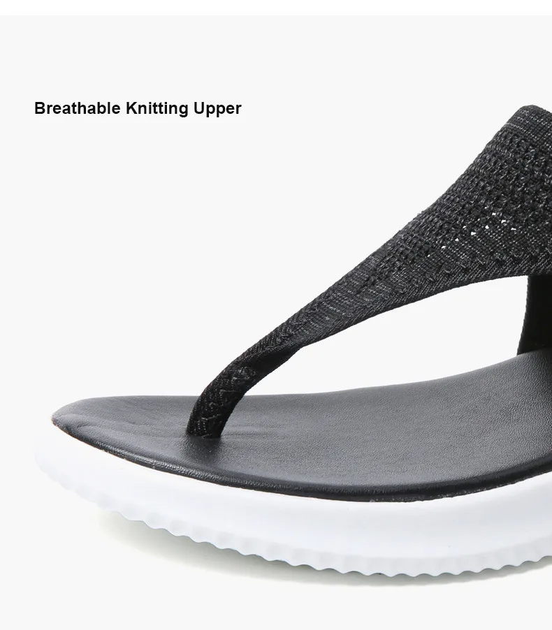 LL 9520-2019 Breathable Flyknit Women Sandals Summer Woman Shoes-3