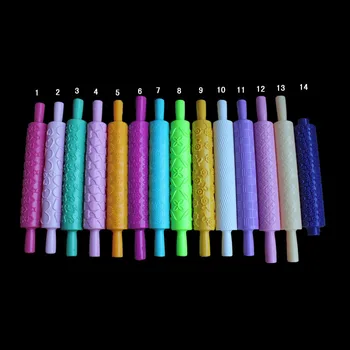 

2016 Baking Tools for Cakes New Arrival Rolling Pin Fondant Cake Decoration Print Press Mold,rolling Tools.free Shipping