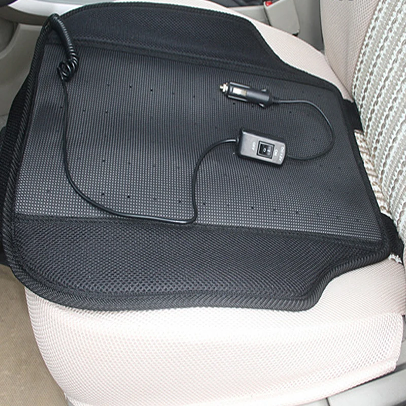 

Zone Tech Car Vehicle Pad Seat Cooler Cushion Cover Summer Cooling Chair Fan