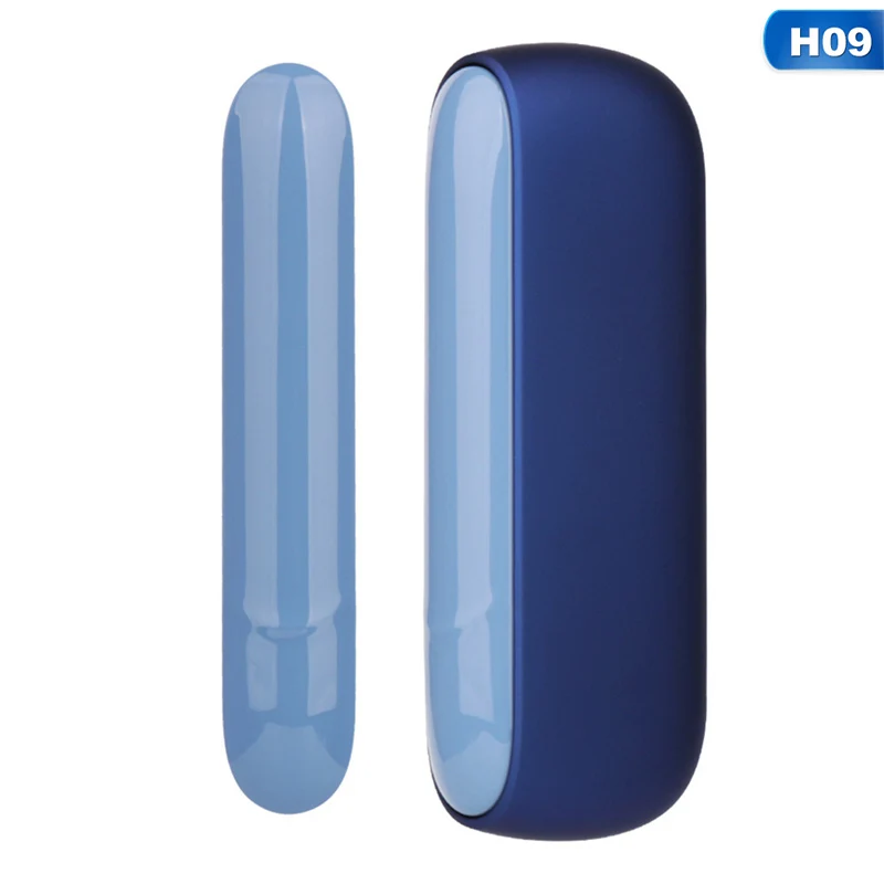 Стиль черный красный синий фиолетовый боковая крышка для IQOS 3,0 Магнитная дверная крышка аксессуары для электронной сигареты сменный Внешний чехол - Цвет: H09