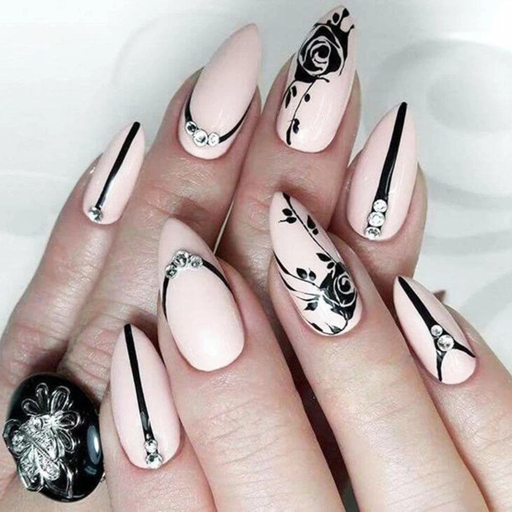 1 шт. декоративная наклейка для ногтей|nail sticker flower|water transfer decalswater |
