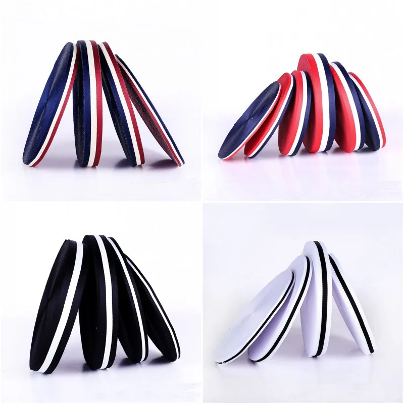 

Color Polyester Striped Cap with Ribbon Decorative Ribbon Edging Cloth Strip Wide Men and Women T-shirt Accessories Diy Belt