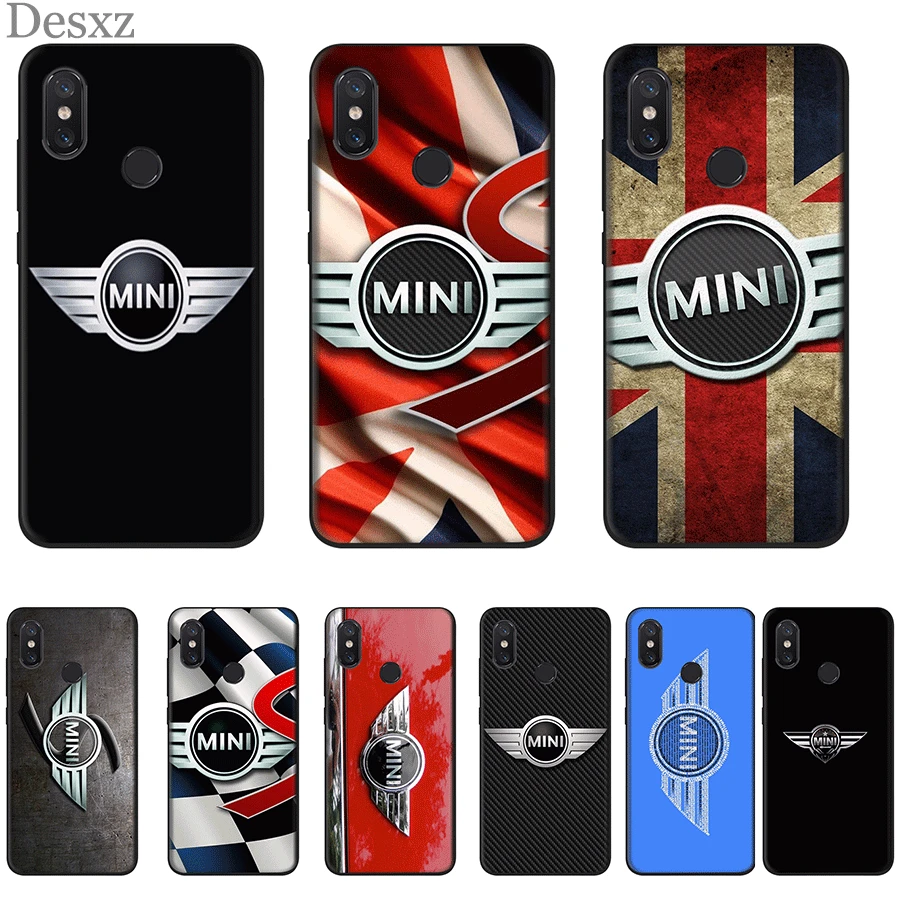 

Desxz Cell Phone Case Silicone For Xiaomi Redmi Note 4 4X 5 6 7 Pro 5A Prime Cover UK Mini Cooper Jcw Logo Bag Shell