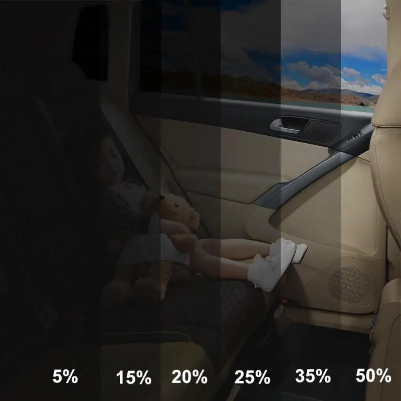 

100or300 x 50cmBlack Car Window Foils Tint Tinting Film Roll Car Auto Home Window Solar UV ProtectorSticker Anti Snow Scratches