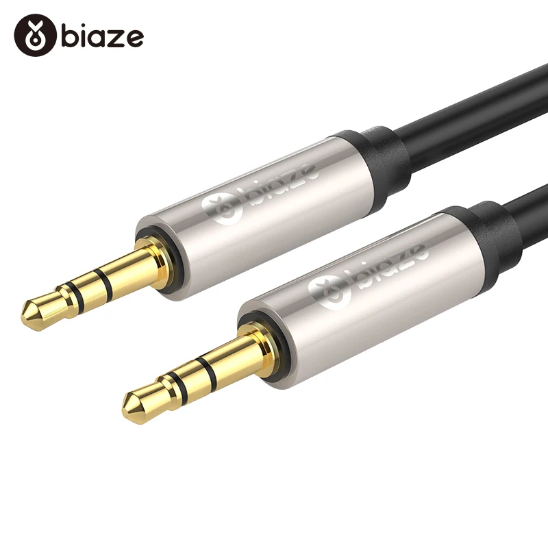 

Biaze Audio Cable 3.5mm Speaker Line Car Aux Cable for iPhone 6 Samsung galaxy S8 Xiaomi Redmi 4X Audio Jack 3.5 Earphone Cables
